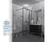 Душевая перегородка GuteWetter SHOWER GLASS GK-24-10мм 120x200 см, цвет фурнитуры черный матовый, цвет стекла бесцветный, стекло закаленное 10 мм 4698033173363 4