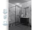 Душевая перегородка GuteWetter SHOWER GLASS GK-24-10мм 100x200 см, цвет фурнитуры черный матовый, цвет стекла бесцветный, стекло закаленное 10 мм 4698033173127 2