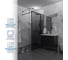 Душевая перегородка GuteWetter SHOWER GLASS GK-24-10мм 60x200 см, цвет фурнитуры черный матовый, цвет стекла графитовый, стекло закаленное 10 мм 4698033172656 3