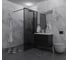 Душевая перегородка GuteWetter SHOWER GLASS GK-24-8мм 105x200 см, цвет фурнитуры черный матовый, цвет стекла графитовый, стекло закаленное 8 мм 4698033174094 1