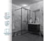 Душевая перегородка GuteWetter SHOWER GLASS GK-24-8мм 60x200 см, цвет фурнитуры черный матовый, цвет стекла бесцветный, стекло закаленное 8 мм 4698033173547 2