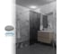 Душевая перегородка GuteWetter SHOWER GLASS GK-24-8мм 70x200 см, цвет фурнитуры хром блестящий, цвет стекла графитовый, стекло закаленное 8 мм 4698033173646 5