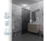 Душевая перегородка GuteWetter SHOWER GLASS GK-24-8мм 100x200 см, цвет фурнитуры хром блестящий, цвет стекла графитовый, стекло закаленное 8 мм 4698033174001 2
