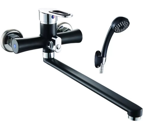 Смеситель для ванны Эверест черный B22-274F