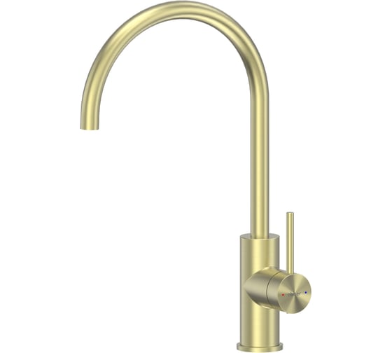 Смеситель ABBER Wasser Kreis 316 для кухни, брашированное золото AF8114BG 1