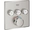 Внешняя часть термостата для душа Grohe Grohtherm SmartControl на 3 потребителя, суперсталь () 29126DC0 1