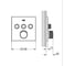 Внешняя часть термостата для душа Grohe Grohtherm SmartControl на 3 потребителя, суперсталь () 29126DC0 2