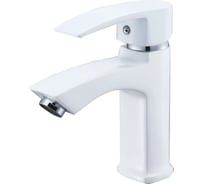 Смеситель для умывальника Ammore с гайкой (белый) A1009-C