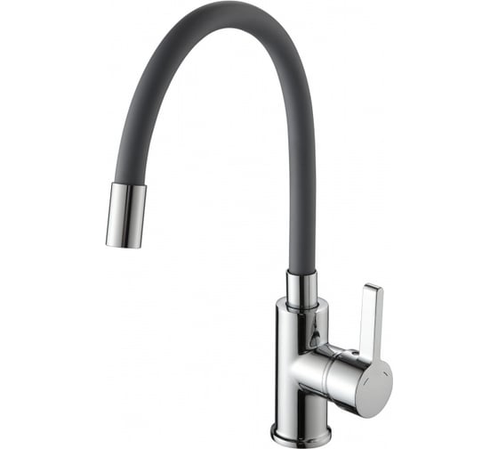 Смеситель для кухни Ammore с гайкой, силиконовым изливом A5506-2