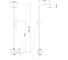 Душевая стойка ABBER Thermostat с термостатом и изливом, черный матовый AF8516BL 2