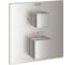 Внешняя часть термостата для душа Grohe Grohtherm Cube на 2 потребителя, суперсталь () 24154DC0 1