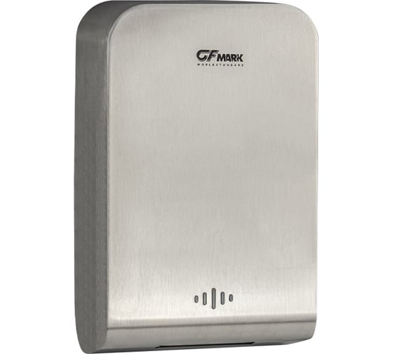 Сушилка для рук GFmark антивандальная, корпус из нержавеющей стали, 1000W, цвет САТИН 6888