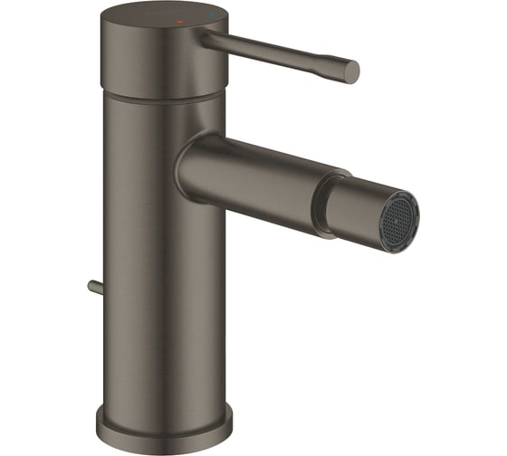 Смеситель для биде Grohe Essence с донным клапаном, темный графит матовый 24178AL1