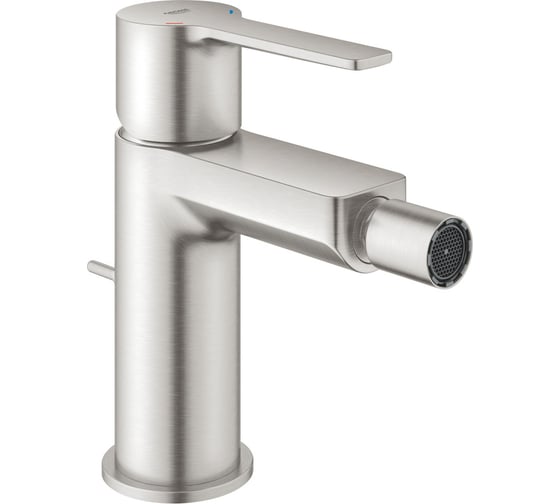 Смеситель для биде Grohe Lineare с донным клапаном, суперсталь 33848DC1