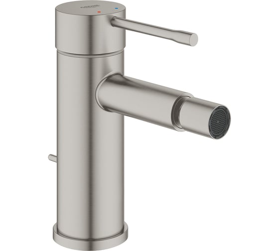 Смеситель для биде Grohe Essence с донным клапаном, суперсталь 24178DC1