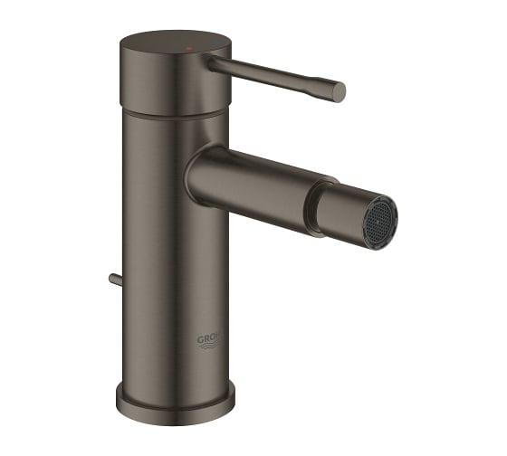 Смеситель для биде Grohe Essence с донным клапаном, темный графит матовый 32935AL1