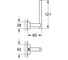 Держатель запасного рулона бумаги Grohe Essentials Cube, суперсталь 40623DC1 3
