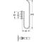 Держатель запасного рулона бумаги Grohe Selection, темный графит матовый 41067AL0 2