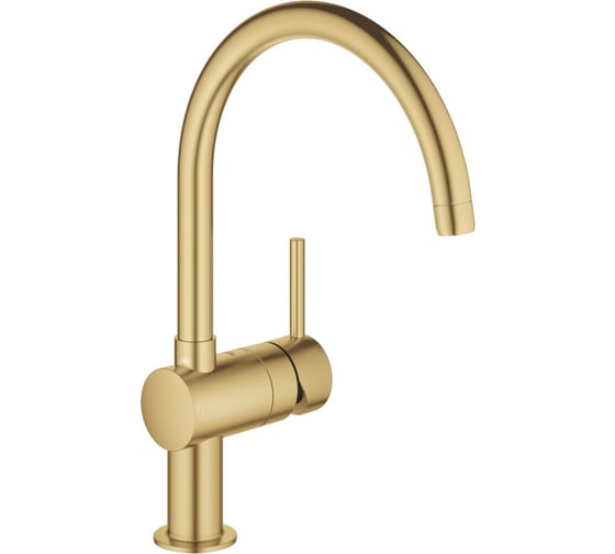 Смеситель для кухни Grohe Minta с поворотным C-изливом, холодный рассвет, матовый 32917GN0