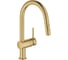 Смеситель для кухни Grohe Minta с вытяжным душем, C-образный излив, холодный рассвет, матовый 32321GN2 1