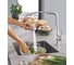 Смеситель для кухни Grohe Essence с вытяжным изливом 2jet, суперсталь 30504DC0 6