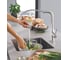 Смеситель для кухни Grohe Essence с вытяжным изливом 2jet, суперсталь 30504DC0 7