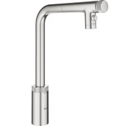 Смеситель для кухни Grohe Minta SmartControl с вытяжным изливом 2jet, суперсталь 31889DC0