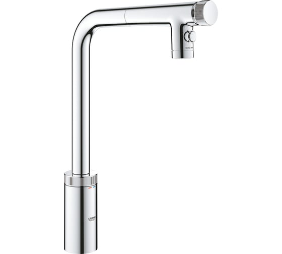 Смеситель для кухни Grohe Minta SmartControl с вытяжным изливом 2jet, хром 31889000