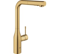 Смеситель для кухни Grohe Essence с вытяжным изливом 2jet, холодный рассвет матовый 30504GN0