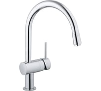Смеситель для кухни Grohe Minta с вытяжным C-изливом и ограничением расхода воды, хром 3291800E