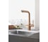 Смеситель для кухни Grohe Essence с вытяжным изливом 2jet, теплый закат матовый 30504DL0 3