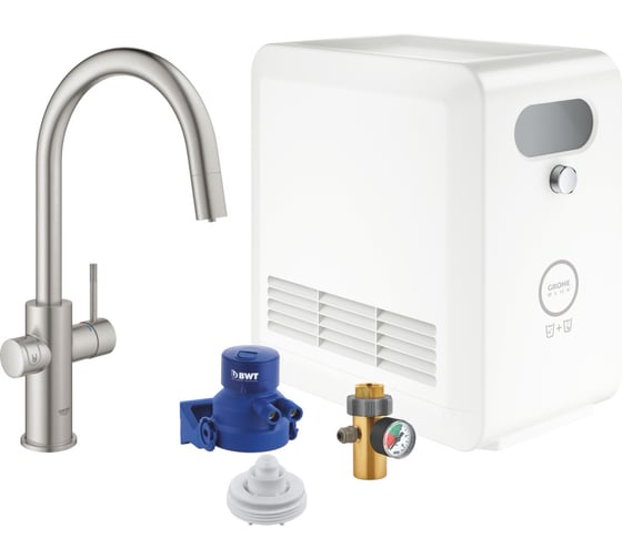Смеситель для кухни Grohe Blue Professional, Wi-Fi, суперсталь 31325DC2
