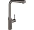 Смеситель для кухни Grohe Essence с вытяжным изливом 2jet, темный графит глянцевый 30504A00 1