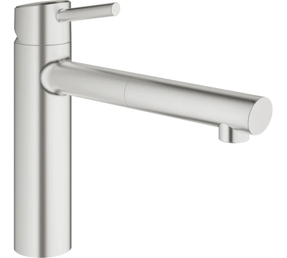 Смеситель для кухни Grohe Concetto с вытяжным изливом, суперсталь 31129DC1