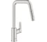Смеситель для кухни Grohe Eurosmart выдвижной, суперсталь 30619DC0 1