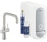 Смеситель для кухни Grohe Blue Home с системой фильтрации, охлаждения и газирования воды, Wi-Fi, суперсталь 31456DC1 1