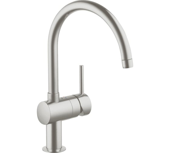 Смеситель для кухни Grohe Minta с поворотным C-изливом, суперсталь 32917DC0