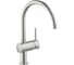 Смеситель для кухни Grohe Minta с поворотным C-изливом, суперсталь 32917DC0 1