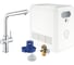 Смеситель для кухни Grohe Blue Professional с функцией фильтрации, с системой охлаждения и газирования воды, Wi-Fi, хром 31347003 1
