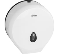 Диспенсер для туалетной бумаги в рулонах GFmark с ключом, из АБС пластика, цвет БЕЛЫЙ 9927