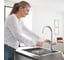 Смеситель для кухонной мойки Grohe Blue Home с системой фильтрации, охлаждения и газирования воды, суперсталь () 31455DC1 7