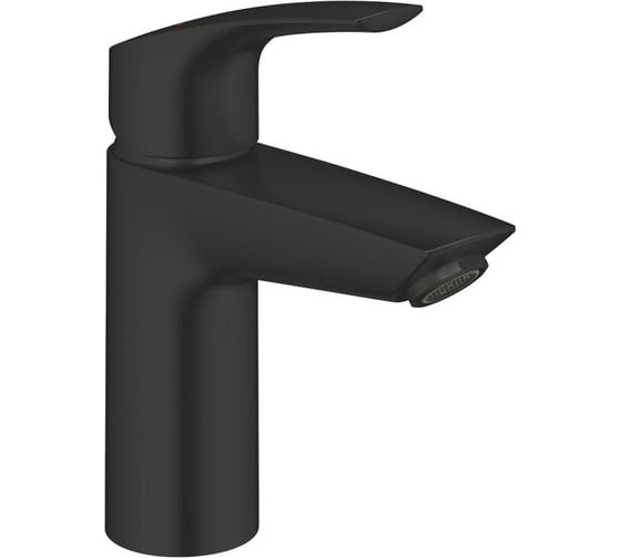 Смеситель для раковины Grohe Eurosmart, с нажимным донным клапаном, матовый чёрный () 239222433