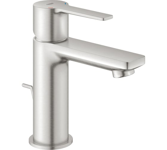 Смеситель для раковины Grohe Lineare с донным клапаном, суперсталь () 32109DC1