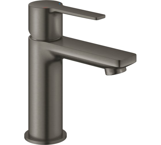 Смеситель для раковины Grohe Lineare с нажимным донным клапаном, темный графит матовый () 23791AL1