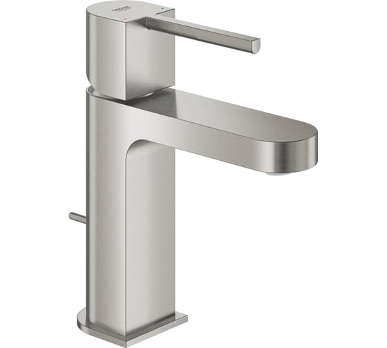 Смеситель для раковины Grohe Plus с донным клапаном, S-Size, суперсталь () 32612DC3