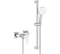 Смеситель для душа Grohe с душевым гарнитуром Cubeo, хром 1018250000