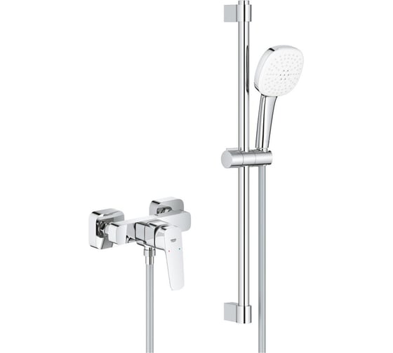 Смеситель для душа Grohe с душевым гарнитуром Cubeo, хром 1018250000