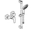 Смеситель для душа Grohe с душевым гарнитуром Cubeo, хром 1018250000 7