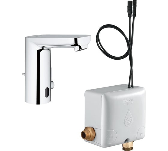 Смеситель для раковины Grohe Eurosmart Cosmopolitan E Powerbox инфракрасный, хром 36386001