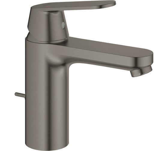 Смеситель для раковины Grohe Eurosmart Cosmopolitan, M-size, с донным клапаном, темный графит матовый 23325ALC